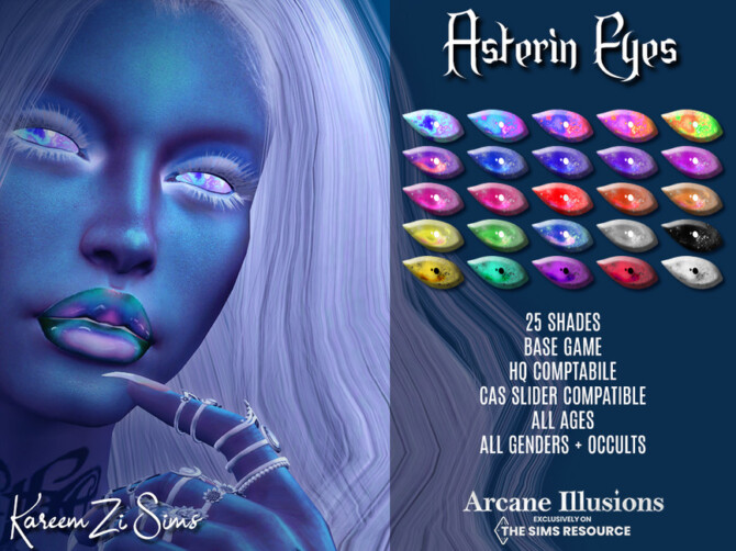 Sims 4 Arcane Illusions   Asterin Eyes by KareemZiSims at TSR
