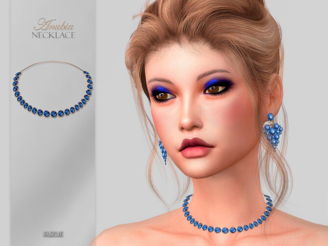 Sims 4 Anubia Necklace by Suzue at TSR