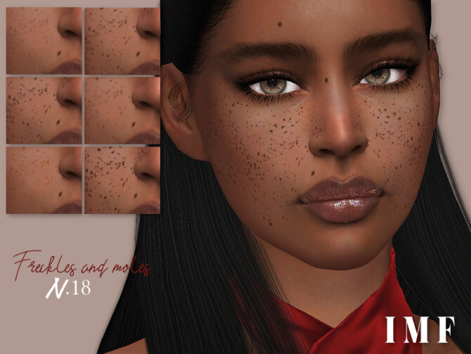 Sims 4 IMF Freckles + moles N.18 by IzzieMcFire at TSR