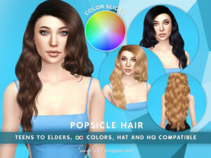 Popsicle COLOR SLIDER (retexture) by SonyaSimsCC at TSR