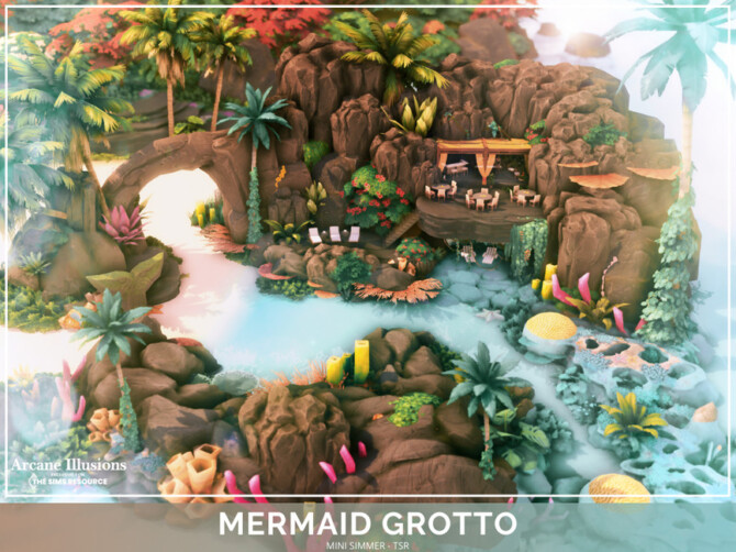 Sims 4 Arcane Illusions   Mermaid Grotto by Mini Simmer at TSR