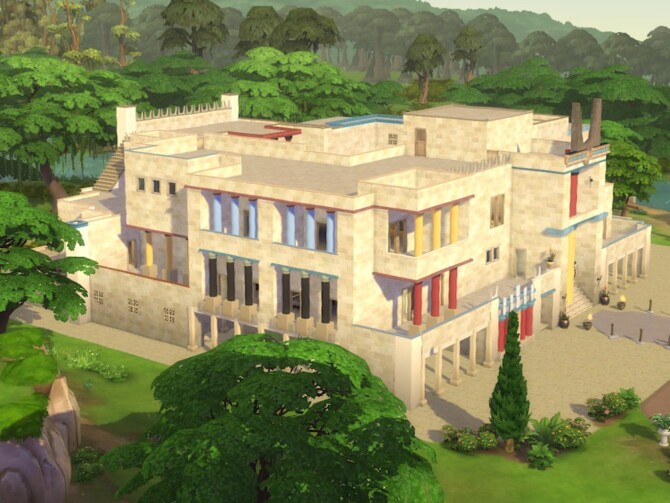 Sims 4 Manthos Palace at KyriaT’s Sims 4 World