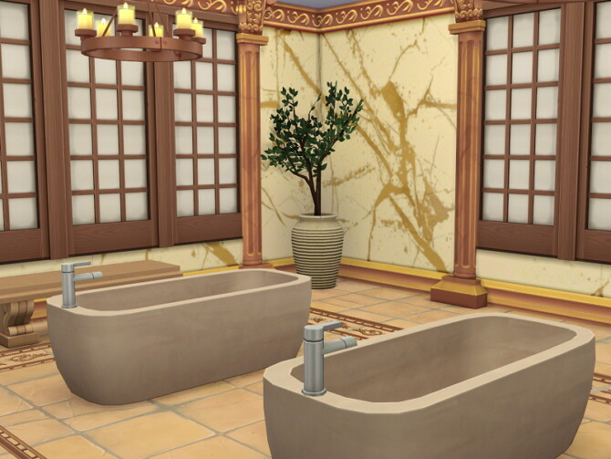 Sims 4 Roman Bath and Spa by Flubs79 at TSR