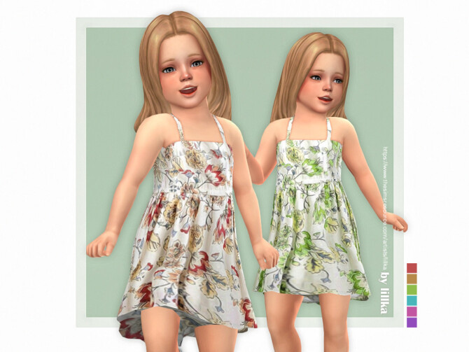 Sims 4 Julia Dress by lillka at TSR