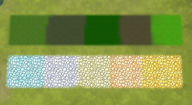 Sims 4 Grass & Cobble Stones   Terrain Paints by Wykkyd at Mod The Sims 4