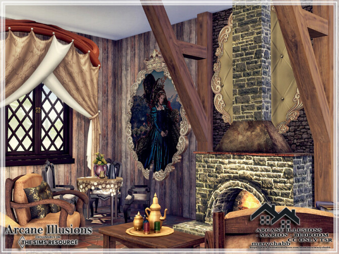 Sims 4 Arcane Illusions   Marion   Bedroom by marychabb at TSR
