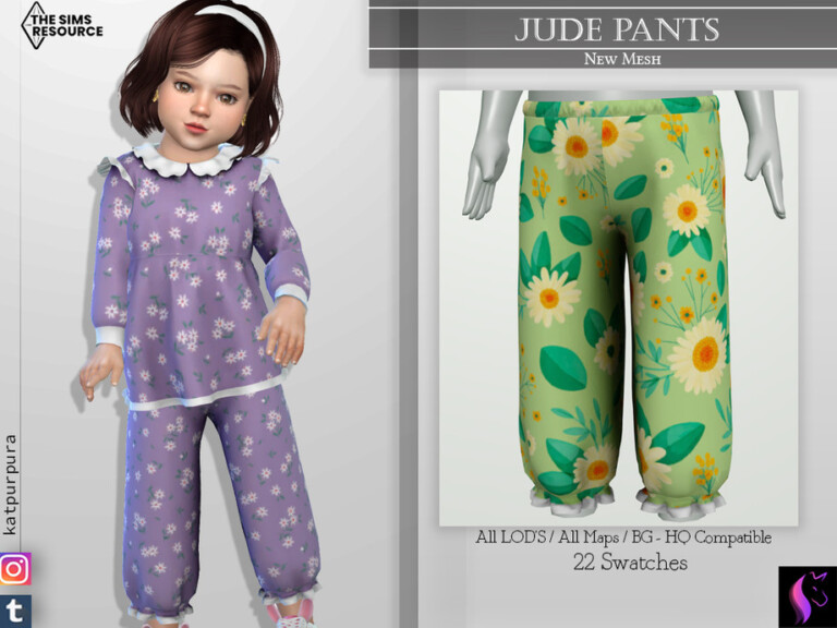 Jude Pants By Katpurpura At Tsr » Sims 4 Updates