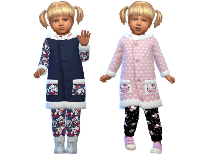 Sims 4 Kitty Winter outfit by Louisa at TSR