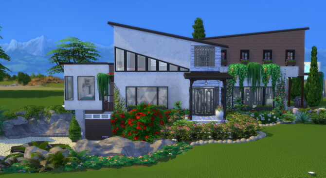 Sims 4 Crested Falcon Estate by Wykkyd at Mod The Sims 4