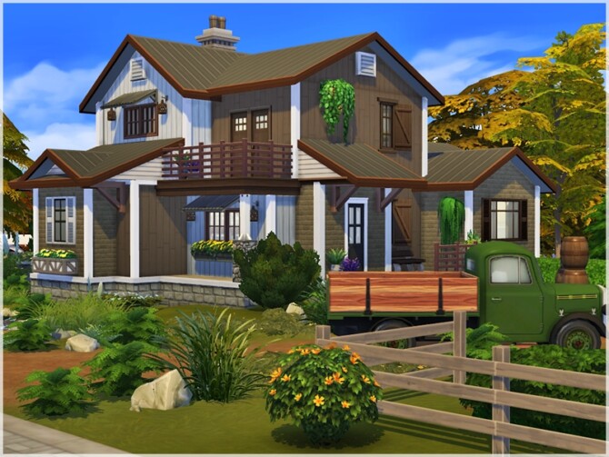 Sims 4 Corner Cottage by Ray Sims at TSR