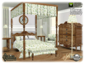 Ekza bedroom by jomsims at TSR