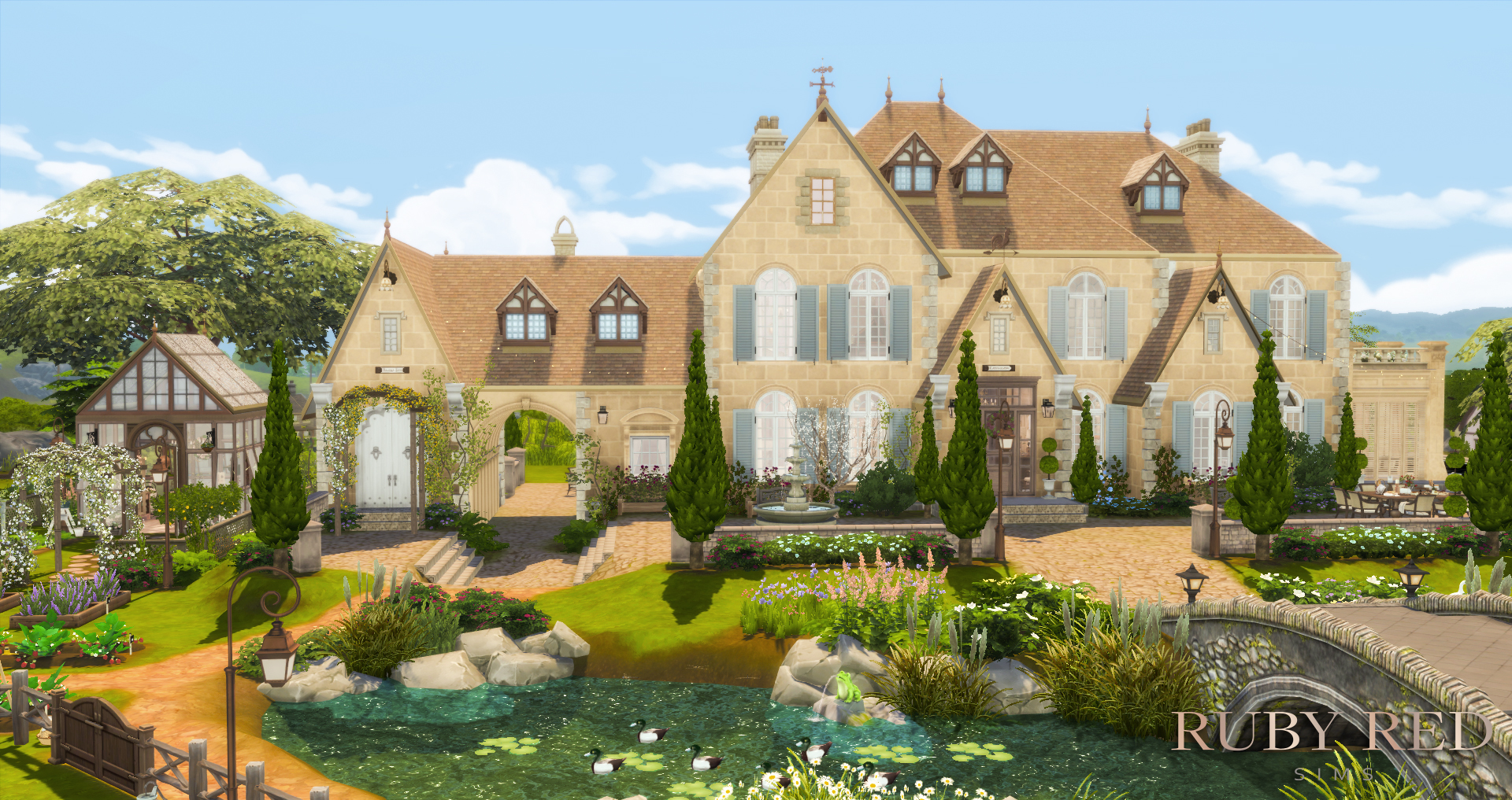 Lakeside Manor At Ruby Red Sims 4 Updates