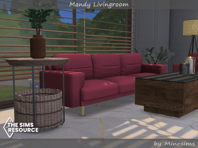 Sims 4 Mandy Livingroom by Mincsims at TSR