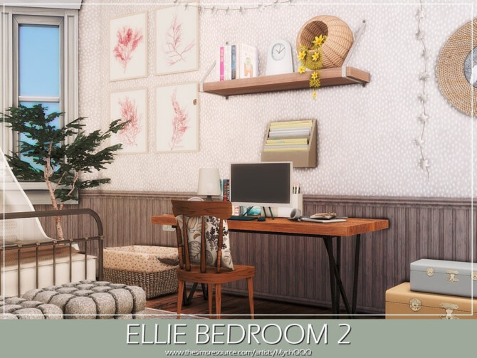 Sims 4 Ellie Bedroom 2 by MychQQQ at TSR