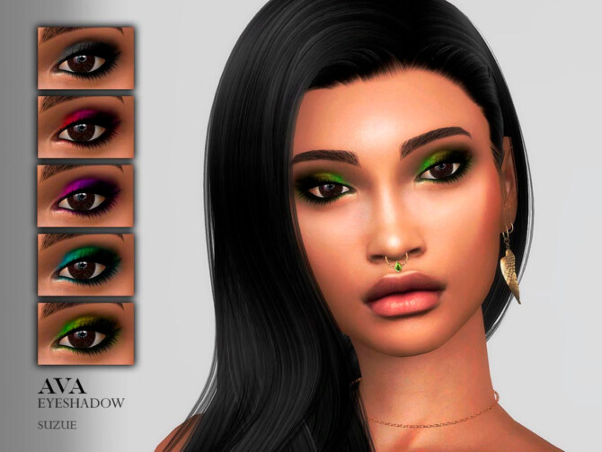 Sims 4 Ava Eyeshadow N15 by Suzue at TSR