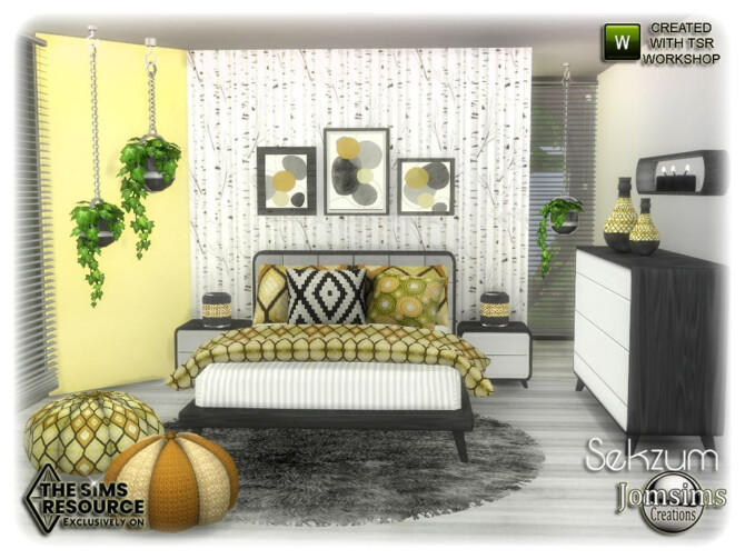 Sims 4 Sekzum bedroom by jomsims at TSR