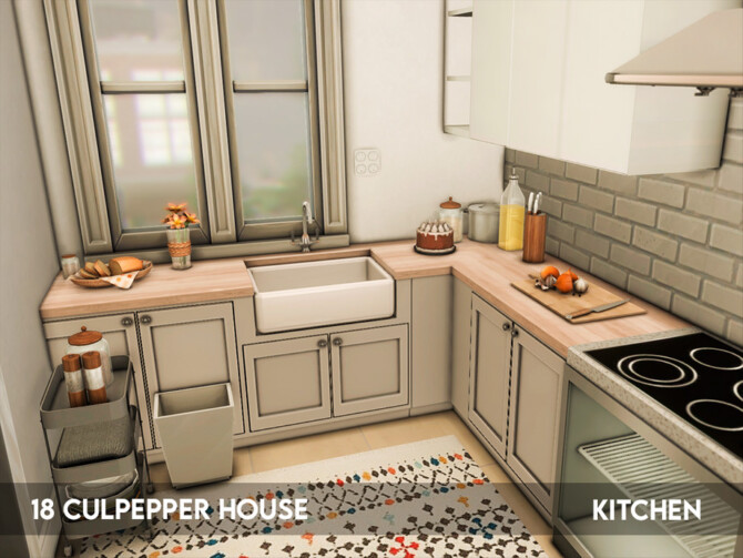 Sims 4 18 Culpepper House Kitchen by xogerardine at TSR