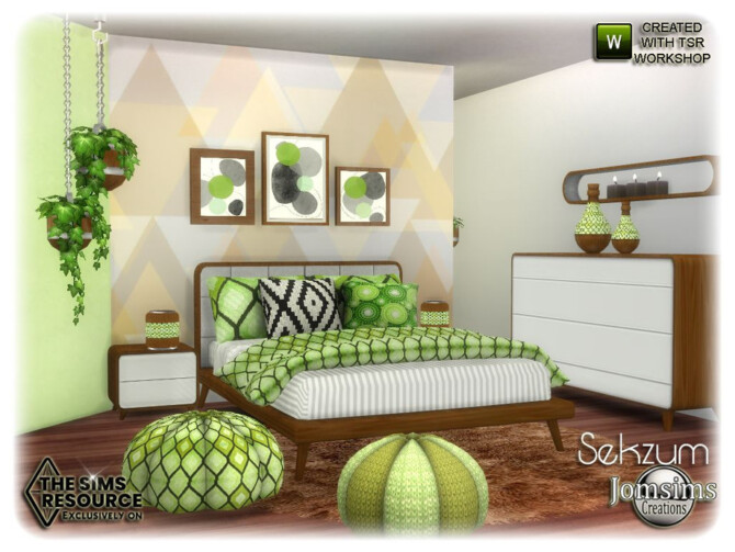 Sims 4 Sekzum bedroom by jomsims at TSR