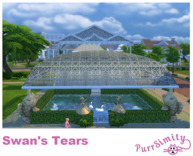 Sims 4 Swans Tears   A mythical pool by PurrSimity at Mod The Sims 4