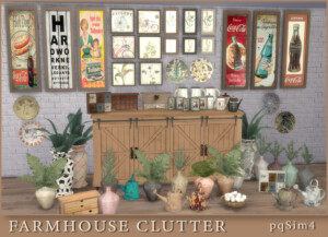 FarmHouse Clutter at pqSims4