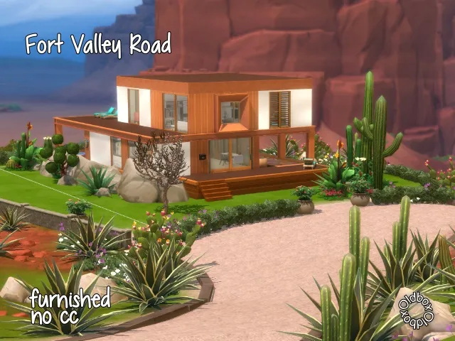 Sims 4 Fort Valley Road by Oldbox at All 4 Sims