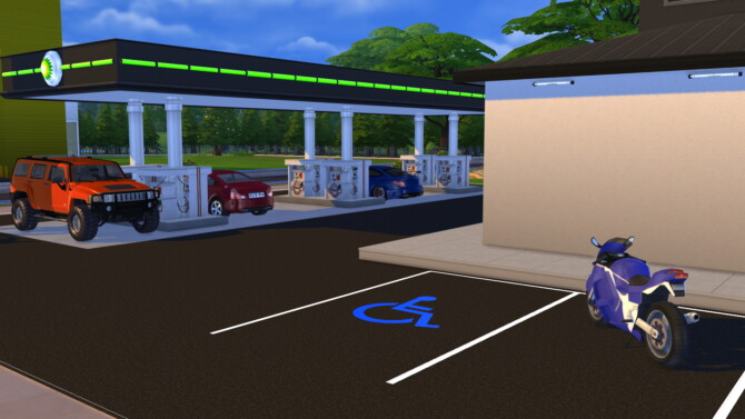 Sims 4 BP Gas Station by jctekksims at Mod The Sims 4