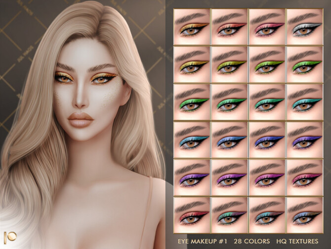 Sims 4 Eye make up #1 by Jul Haos at TSR