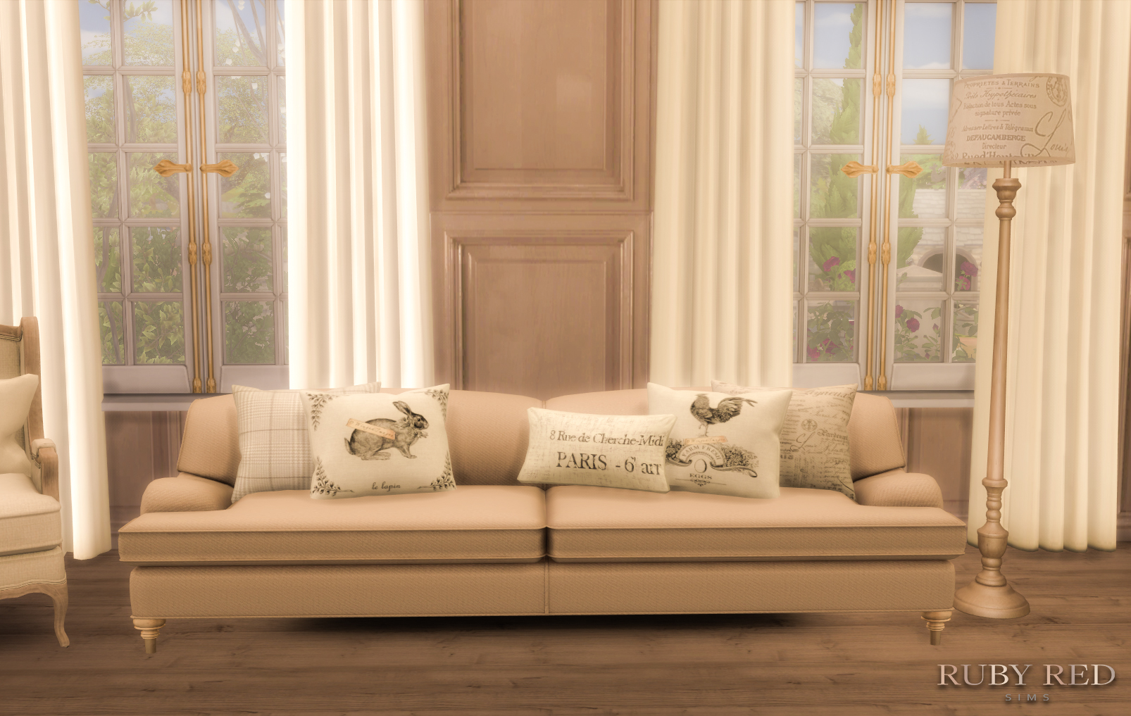 Farmhouse Furniture at Ruby Red » Sims 4 Updates
