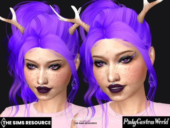 Sims 4 Arcane Illusions   Unicorn Eyeliner by PinkyCustomWorld at TSR