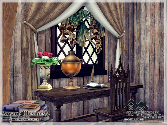 Sims 4 Arcane Illusions   Marion   Bedroom by marychabb at TSR
