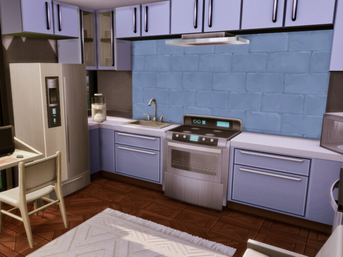 Sims 4 Tiny Latte Home by GenkaiHaretsu at TSR