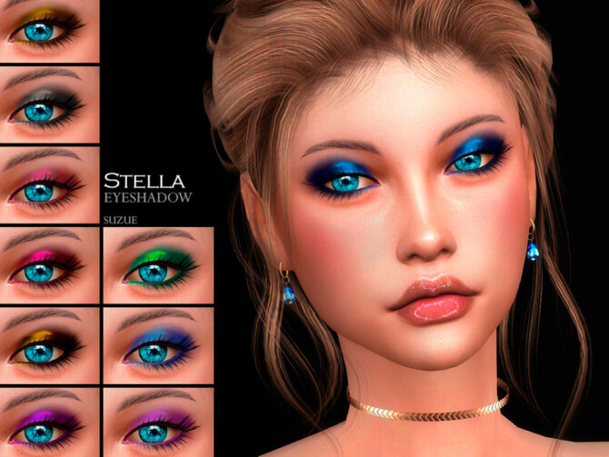 Sims 4 Stella Eyeshadow N14 by Suzue at TSR