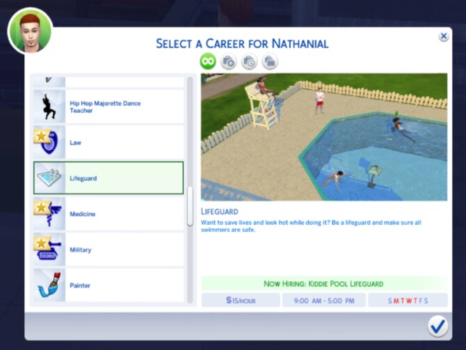 Sims 4 Lifeguard Career by QueenJH at Mod The Sims 4