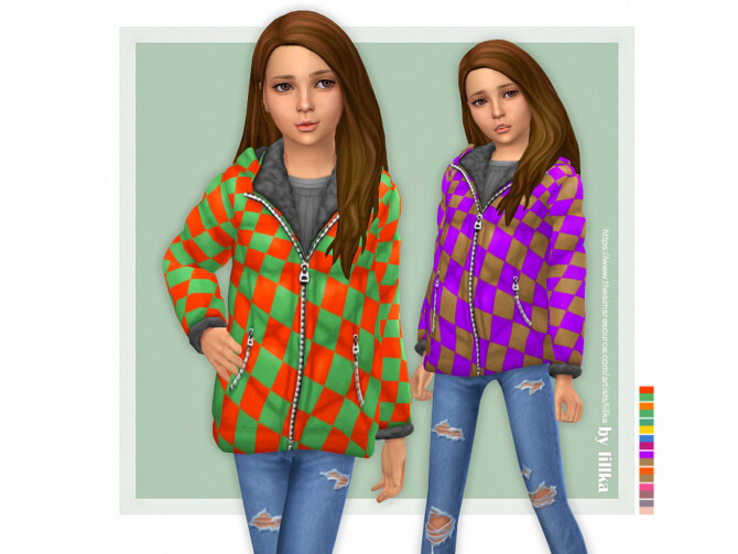 Sims 4 Milo Jacket by lillka at TSR