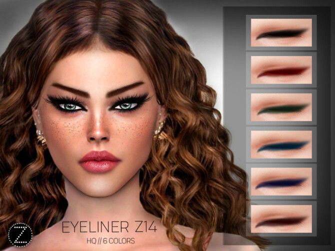 Sims 4 Eyeliner Z14 by ZENX at TSR