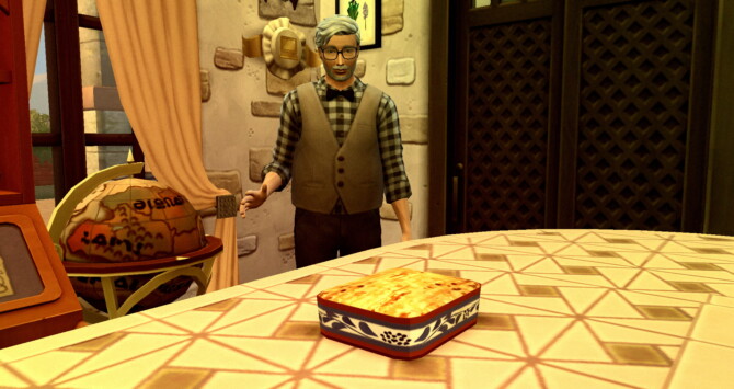 Sims 4 Creamy Butter Bean Pie Custom Recipe at Mod The Sims 4