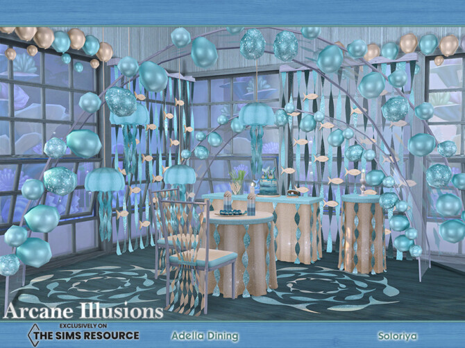 Sims 4 Arcane Illusions   Adella Dining by soloriya at TSR