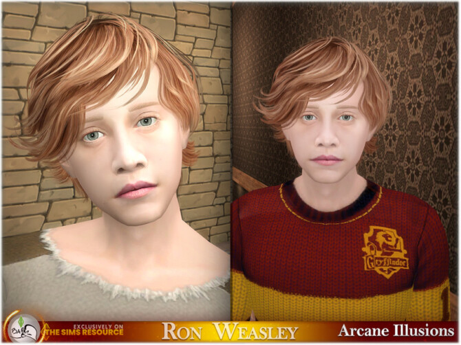 Sims 4 SIM Ron Weasley   Arcane Illusions by BAkalia at TSR
