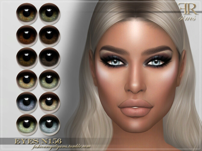Sims 4 FRS Eyes N156 by FashionRoyaltySims at TSR