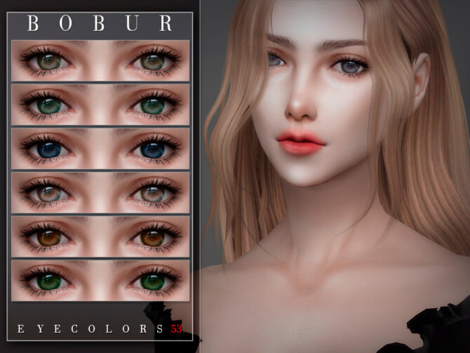 Sims 4 Eyecolors 53 by Bobur3 at TSR