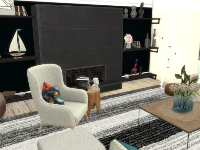 Sims 4 Misha livingroom by GenkaiHaretsu at TSR