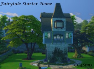 Fairytale starter home by Christine at CC4Sims