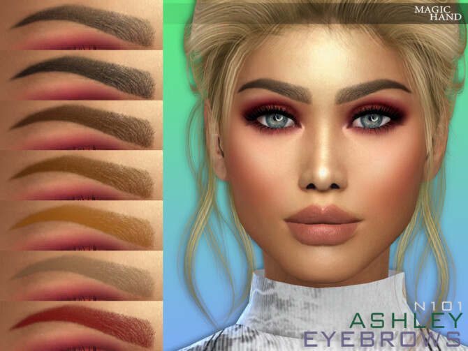Sims 4 Ashley Eyebrows N101 by MagicHand at TSR