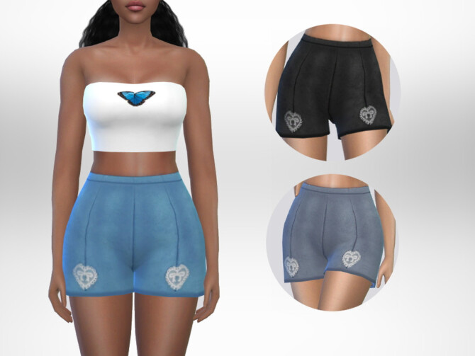Sims 4 Joseline Shorts by Puresim at TSR