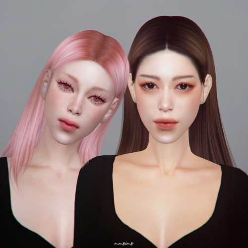 Sims 4 Makeup Set: eyebrows, eyeshadow & lips at MMSIMS