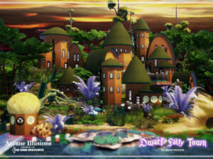 Arcane Illusions Dwarf Fairy Town by Moniamay72 at TSR