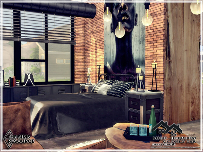 Sims 4 MIGO Bedroom by marychabb at TSR