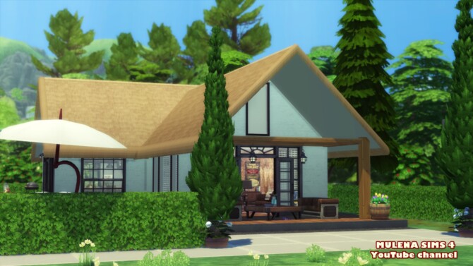 Sims 4 Loft House at Sims by Mulena