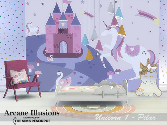 Sims 4 Arcane Illusions Unicorn 1 by Pilar at TSR