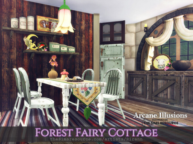 Sims 4 Arcane Illusions   Forest Fairy Cottage by Rirann at TSR